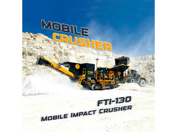 FABO FTI-130 MOBILE IMPACT CRUSHER 400-500 TPH | AVAILABLE IN STOCK - Κινητός σπαστήρας: φωτογραφία 1