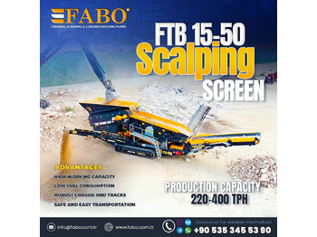 FABO FTB-1550 MOBILE SCALPING SCREEN - Διαλογής: φωτογραφία 1