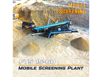 FABO FTS 15-60 MOBILE SCREENING PLANT 500-600 TPH | Ready in Stock - Κινητός σπαστήρας: φωτογραφία 1