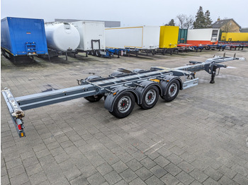 D-Tec FLEXITRAILER VCC-01 Multi 3-Assen SAF - Lift-As - 4834KG - 3x Uitschuifbaar - 02/2024APK (O1683) - Επικαθήμενο μεταφοράς εμπορευματοκιβωτίων/ Κινητό αμάξωμα: φωτογραφία 1