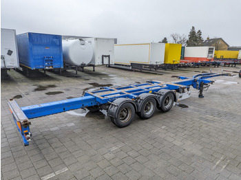 Pacton TXC343 MULTI 3-Axles BPW - LiftAxle - 5400KG - Drum Brakes - All Connections - 03/2024APK (O1657) - Επικαθήμενο μεταφοράς εμπορευματοκιβωτίων/ Κινητό αμάξωμα: φωτογραφία 1