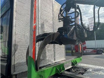 Φορτηγό ξυλείας, Φορτηγό με γερανό DAF FAT XF 530 SSC, Holztransport, Greifer mit Säge: φωτογραφία 5