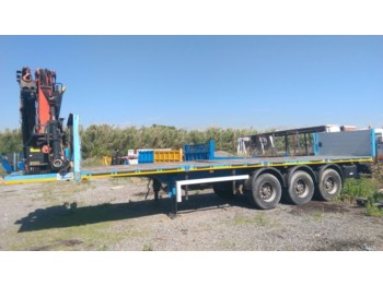 Επικαθήμενο πλατφόρμα/ Καρότσα Lecitrailer Semirremolque 3 ejes semitauliner: φωτογραφία 1
