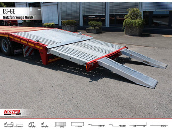 Επικαθήμενο πλατφόρμα/ Καρότσα ES-GE 3-Achs Megatrailer, hydr. Heckabsenkung: φωτογραφία 3