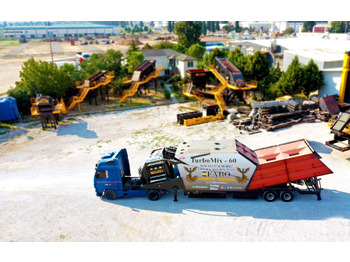 Καινούριο Εργοστάσιο σκυροδέματος FABO TURBOMIX-60 MOBILE CONCRETE MIXING PLANT: φωτογραφία 1