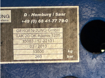 Φορτηγό ανατρεπόμενο DAF XF 105.460 - Gergen Adonis TAK 20 ok 1205: φωτογραφία 4