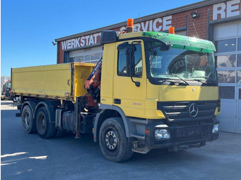 Leasing  Mercedes-Benz Actros 2644 6x4 3-Achs Kipper Kran Funkt+Greifer Mercedes-Benz Actros 2644 6x4 3-Achs Kipper Kran Funkt+Greifer: φωτογραφία 2
