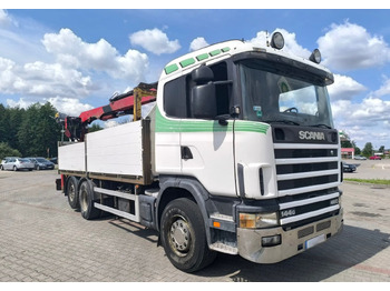 Φορτηγό με ανοιχτή καρότσα SCANIA 144