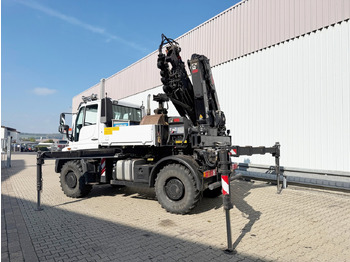 Τηλεσκοπικός γερανός Unimog U400 4x4 U400 4x4, Frontzapfwelle, Heckkran Hiab XS 144-E4 HiDuo, Seilwinde, Funk: φωτογραφία 3