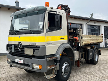 Φορτηγό ανατρεπόμενο, Φορτηγό με γερανό Mercedes-Benz Atego 1823 4x4 Kipper mit Kran Atlas 125.2 Funk: φωτογραφία 4