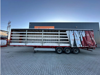 Επικαθήμενο κουρτίνα Pacton alu zijborden + planken, hardhouten vloer, NL-trailer, APK: 09-2026: φωτογραφία 3