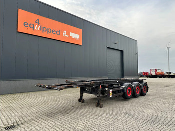 Επικαθήμενο μεταφοράς εμπορευματοκιβωτίων/ Κινητό αμάξωμα Van Hool 20FT Tipping-chassis, ADR (EX/II, EX/III, FL, AT), SAF + DISC, 2 liftaxles: φωτογραφία 2 Επικαθήμενο μεταφοράς εμπορευματοκιβωτίων/ Κινητό αμάξωμα Van Hool 20FT Tipping-chassis, ADR (EX/II, EX/III, FL, AT), SAF + DISC, 2 liftaxles: φωτογραφία 2