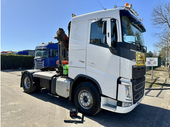 Φορτηγό με γερανό Volvo FH 540 TRACTOR + CRANE PK 18500 + RADIO - *449.000km* - EURO 6 - COC - 4 STABS: φωτογραφία 2