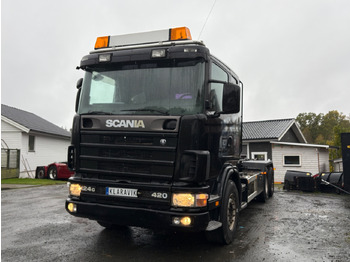 Φορτηγό φόρτωσης γάντζου SCANIA 124G 420