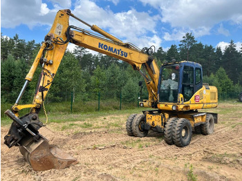 Τροχοφόρος εκσκαφέας KOMATSU PW160