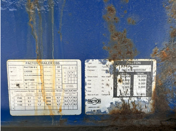 Leasing Pacton TXC339 (BELGIAN TRAILER / DRUM BRAKES / FREINS TAMBOUR) Pacton TXC339 (BELGIAN TRAILER / DRUM BRAKES / FREINS TAMBOUR): φωτογραφία 5