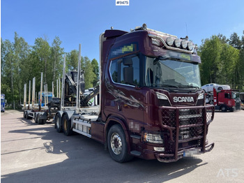 Φορτηγό ξυλείας SCANIA R 580