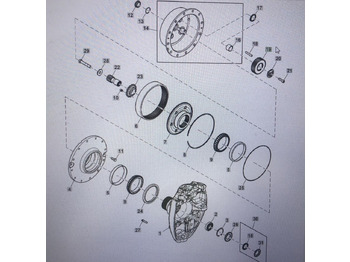 Μετάδοσης κίνησης JOHN DEERE