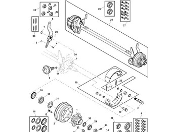 Εξαρτήματα φρένων JOHN DEERE