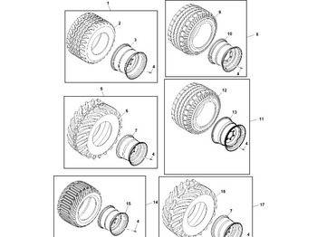 Πλήρης τροχός JOHN DEERE