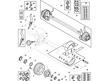 Αξεσουάρ φρένων JOHN DEERE