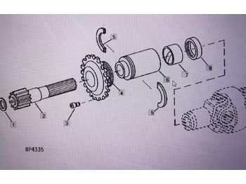 Μετάδοσης κίνησης JOHN DEERE