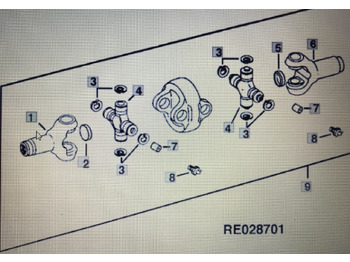 Μετάδοσης κίνησης JOHN DEERE