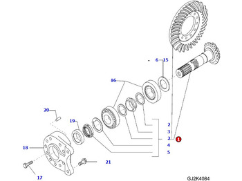 Αξονας και ανταλλακτικά KOMATSU