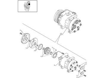 Κομπρεσέρ A/C NEW HOLLAND
