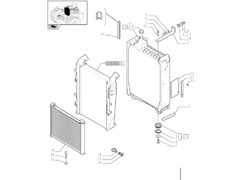 Ψυγείο αυτοκίνητο NEW HOLLAND