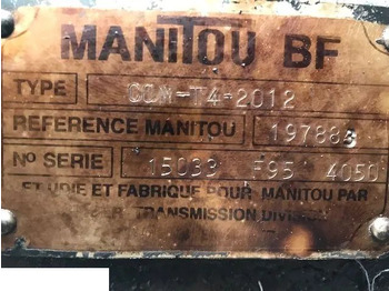 Μετάδοσης κίνησης MANITOU