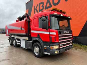 Όχημα εκκένωσης βόθρων Scania P 124 6x2*4 KORP&SON / TANK 8000 l / VACUUM Wittig RFW260 / PRESSURE Uraca DK716 140 bar / 400 l/min: φωτογραφία 3 Όχημα εκκένωσης βόθρων Scania P 124 6x2*4 KORP&SON / TANK 8000 l / VACUUM Wittig RFW260 / PRESSURE Uraca DK716 140 bar / 400 l/min: φωτογραφία 3