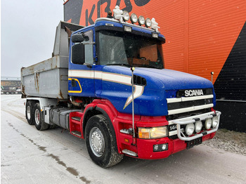 Φορτηγό ανατρεπόμενο Scania T 144 460 6x2 V8 TORPEDO / FULL STEEL / DRUM BRAKES / BIG AXLE / BOX L=4701 mm: φωτογραφία 4