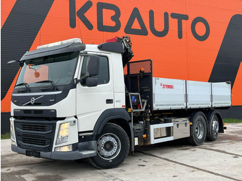 Φορτηγό ανατρεπόμενο, Φορτηγό με γερανό Volvo FM 410 6x2*4 HMF 1120-K4 / TIPPER BOX L=5573 mm: φωτογραφία 2