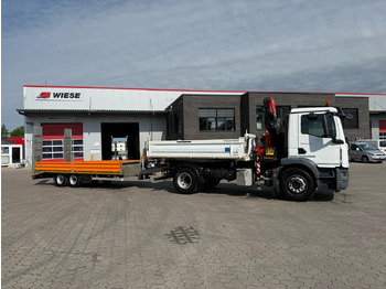 Φορτηγό με γερανό MAN TGM 18.320 4x2 BB Kran Fassi F135 Kipper Meiller: φωτογραφία 5
