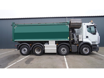 Φορτηγό με γερανό Renault PREMIUM 380 DXI 8X2/6 2 SIDE TIPPER WITH PLFINGER Q 170 Z CRANE.278.200KM: φωτογραφία 5
