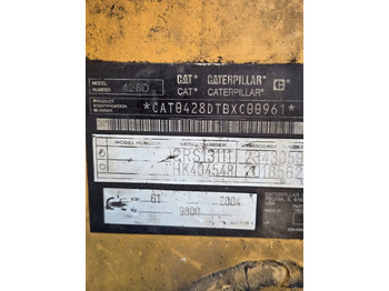 Φορτωτής εκσκαφέας CAT 428D: φωτογραφία 4