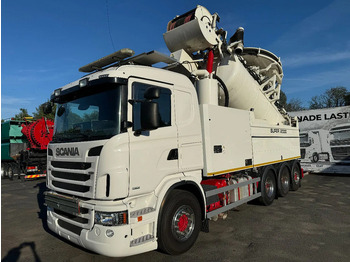 Όχημα εκκένωσης βόθρων Scania R480 Vacuum / Sewer Jetter / Recycler, Euro 6, Super 2000 (16m3), 2013: φωτογραφία 4