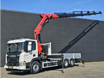 Φορτηγό με ανοιχτή καρότσα SCANIA P 410
