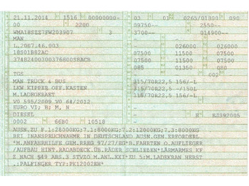 Φορτηγό με γερανό MAN 26.360 TGS Pafinger PK12002 Glaskipper 2 Trennw.: φωτογραφία 2 Φορτηγό με γερανό MAN 26.360 TGS Pafinger PK12002 Glaskipper 2 Trennw.: φωτογραφία 2