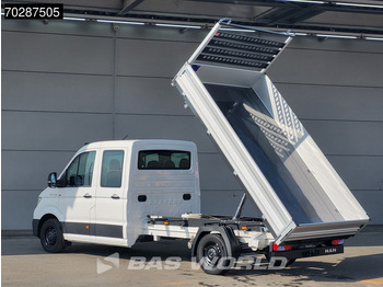 Καινούριο Όχημα με ανατρεπομενη καροτσα MAN TGE 3.180 Driezijdige Kipper Automaat Dubbel Cabine 2025 Facelift 180PK Trekhaak LED Navi ACC Airco Cruise Euro6 Kipper Tippe Benne Kieper: φωτογραφία 3