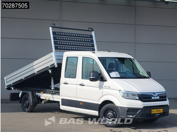 Καινούριο Όχημα με ανατρεπομενη καροτσα MAN TGE 3.180 Driezijdige Kipper Automaat Dubbel Cabine 2025 Facelift 180PK Trekhaak LED Navi ACC Airco Cruise Euro6 Kipper Tippe Benne Kieper: φωτογραφία 2