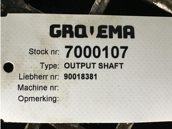 Καινούριο Αξονας και ανταλλακτικά Liebherr Output Shaft: φωτογραφία 3