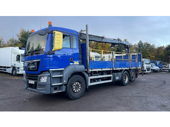 Φορτηγό με ανοιχτή καρότσα, Φορτηγό με γερανό Man TGS 26.360: φωτογραφία 2 Φορτηγό με ανοιχτή καρότσα, Φορτηγό με γερανό Man TGS 26.360: φωτογραφία 2