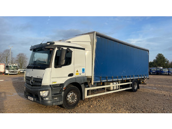 Φορτηγό μουσαμάς Mercedes-Benz Actros 1824: φωτογραφία 2 Φορτηγό μουσαμάς Mercedes-Benz Actros 1824: φωτογραφία 2