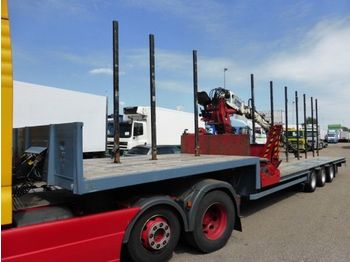 Επικαθήμενο με χαμηλό δάπεδο για τη μεταφορά βαρέως εξοπλισμού Orthaus Semi met roller kraan Kennis 16000 holz hout woo: φωτογραφία 1