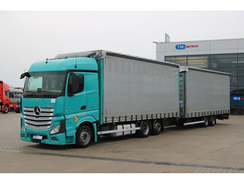 Φορτηγό μουσαμάς MERCEDES-BENZ Actros 2542