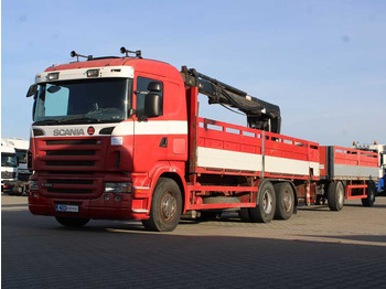 Φορτηγό με ανοιχτή καρότσα SCANIA R 380