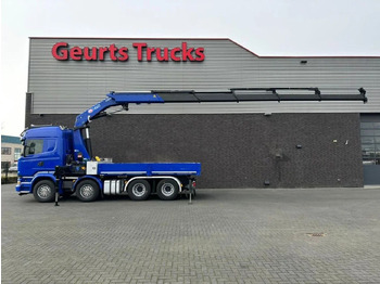 Leasing  Scania R580 V8 8X4 TREKKER-BAKWAGEN COMBI + HMF 4020-K5 Scania R580 V8 8X4 TREKKER-BAKWAGEN COMBI + HMF 4020-K5: φωτογραφία 1