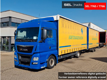 Φορτηγό μουσαμάς MAN TGX 18.440